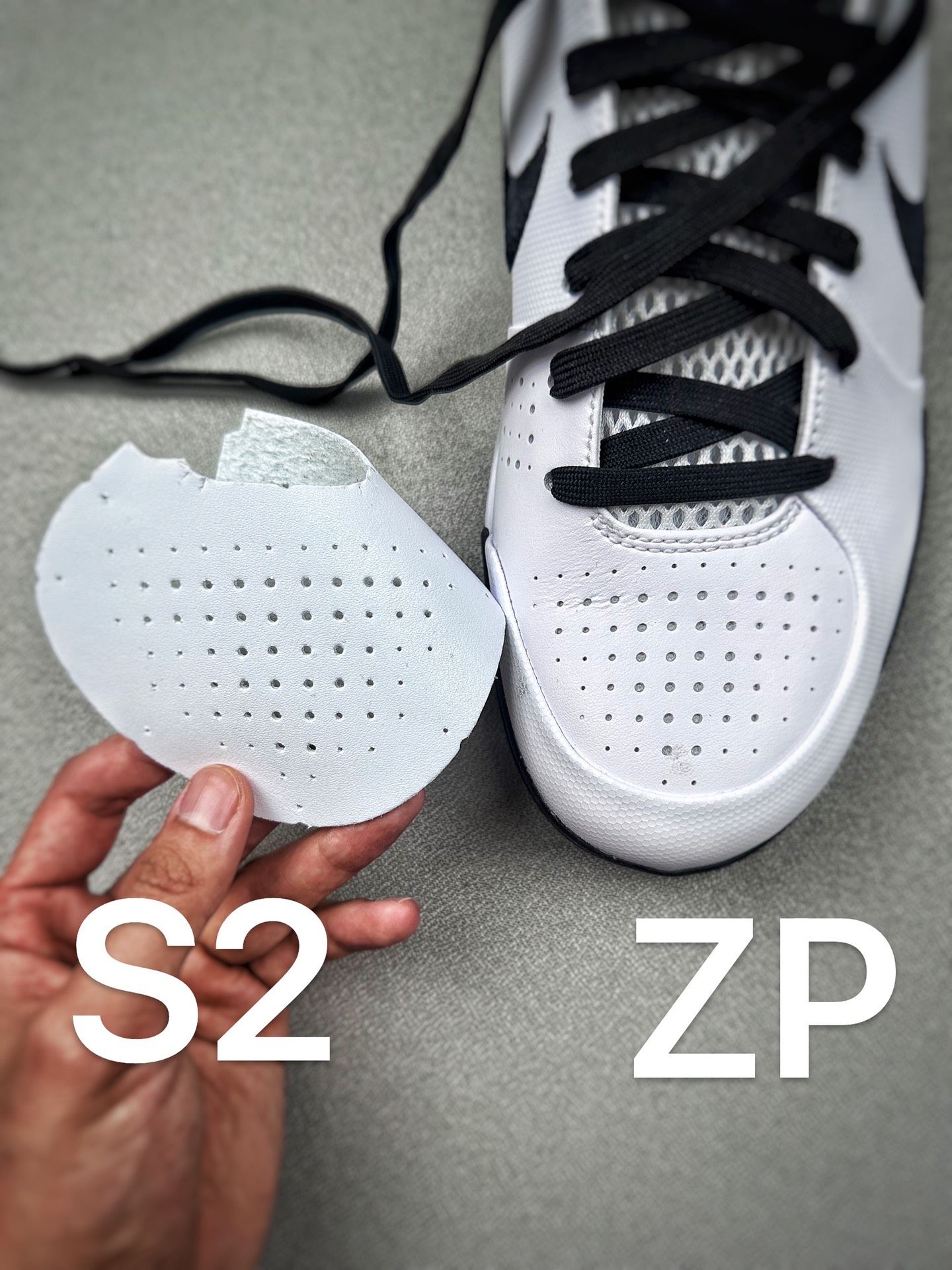 2023实战耐克科比4篮球鞋拆解真假对比