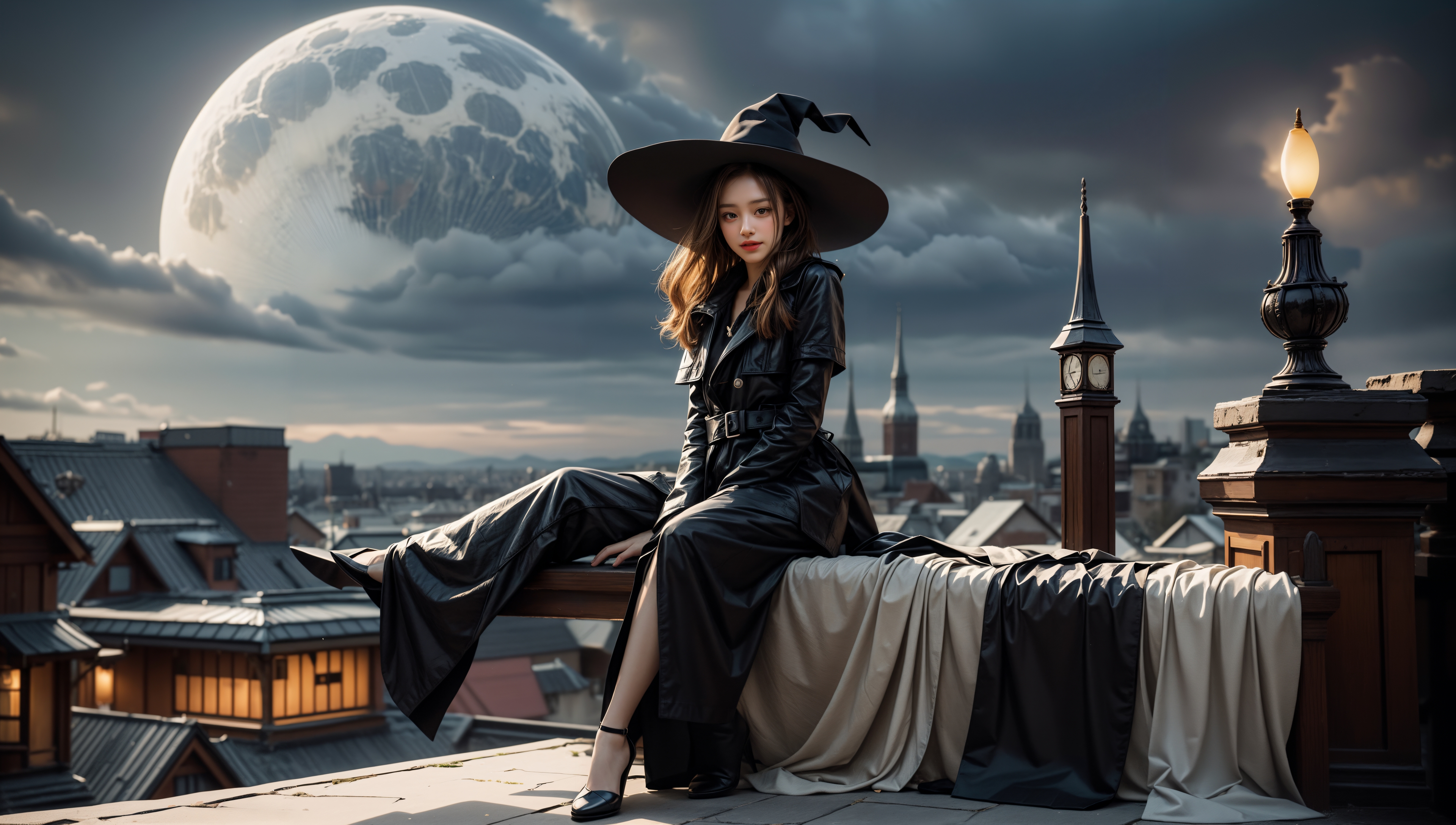 ai万圣节美女墙纸分享