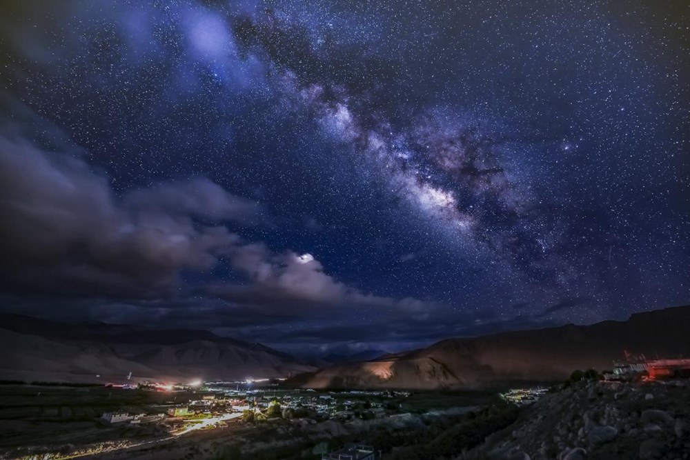 西藏阿里:暗夜星空