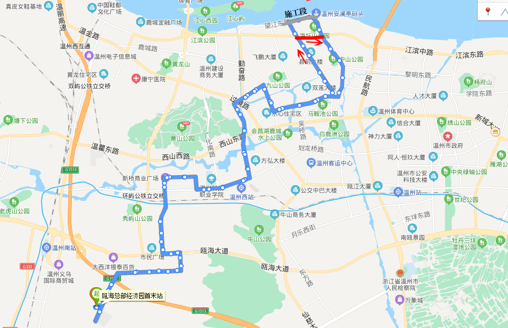 温州127公交车站线路图图片