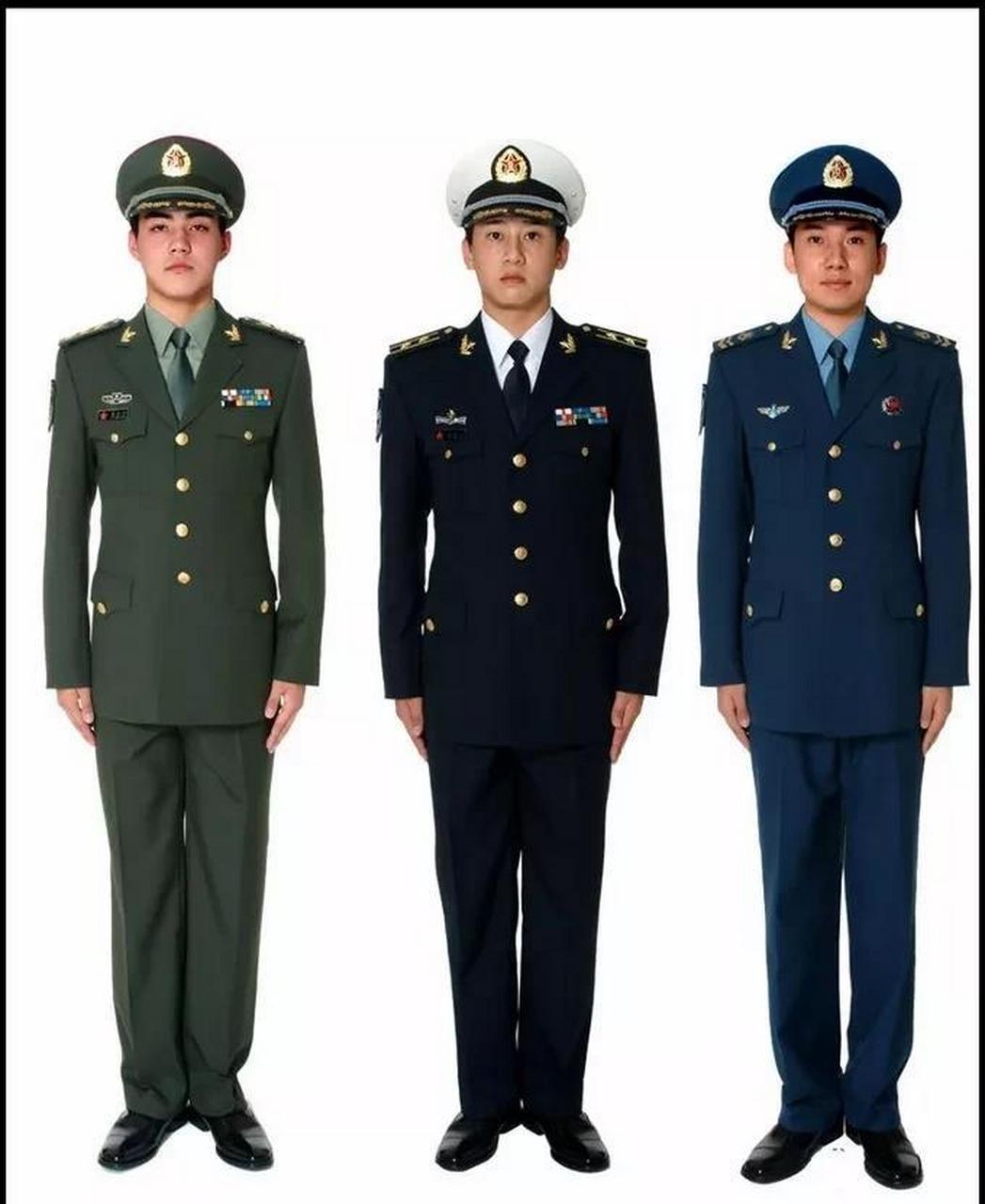 中国五大军种军服图片