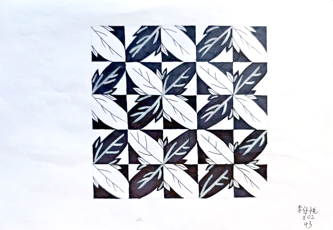 初中数学学科特色作业:创意镶嵌作品大赏