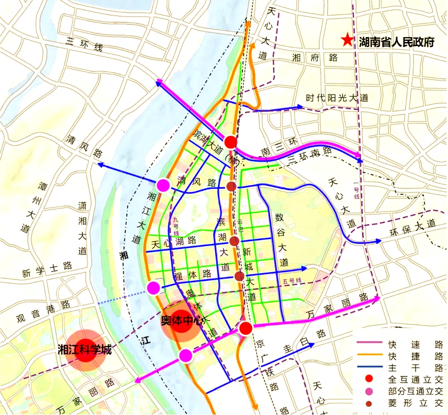长沙奥体新城规划曝光:双地铁,双过江通道引领未来城市发展新篇章