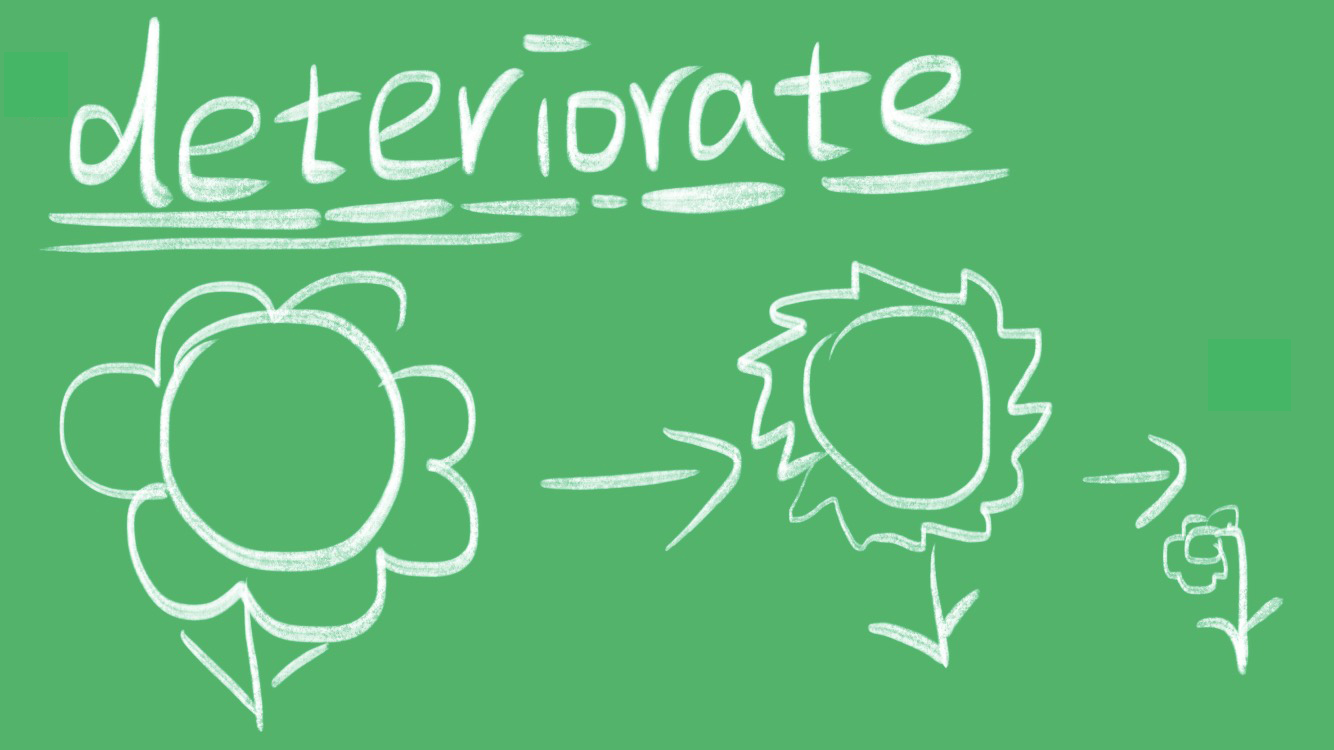 deteriorate什么意思