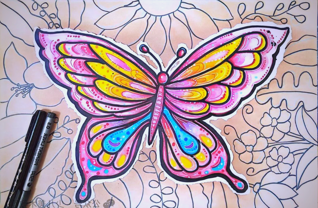 综合绘画教程:探索蝴蝶的奇妙世界