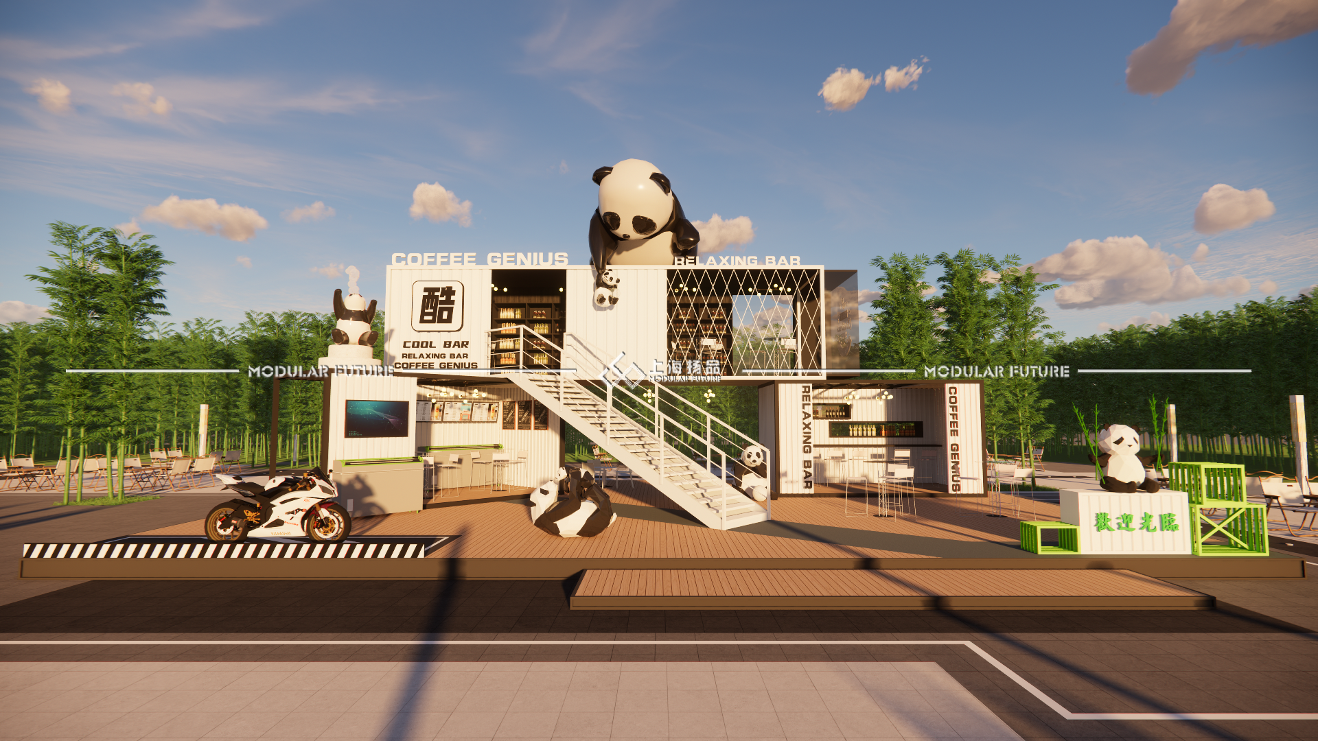 创意堆叠,集装箱网红餐厅引领建筑新潮流