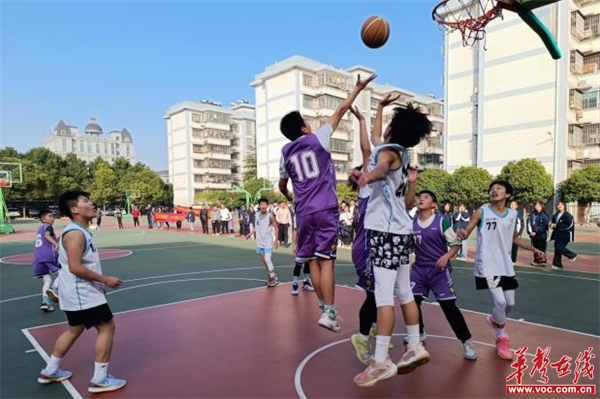 龙腾虎跃竞风流 邵东市城区二中校园篮球赛圆满结束