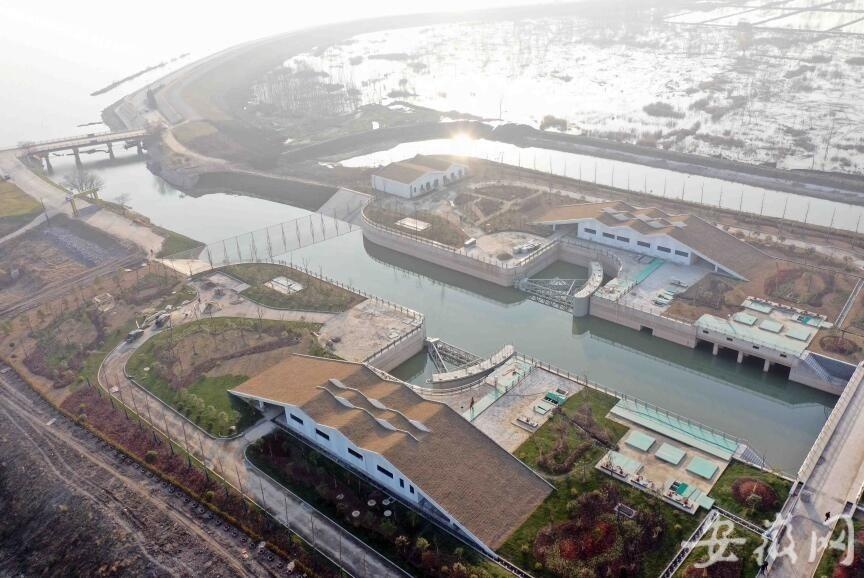 防洪标准为百年一遇,巢湖双桥河河口闸站工程进入收官阶段