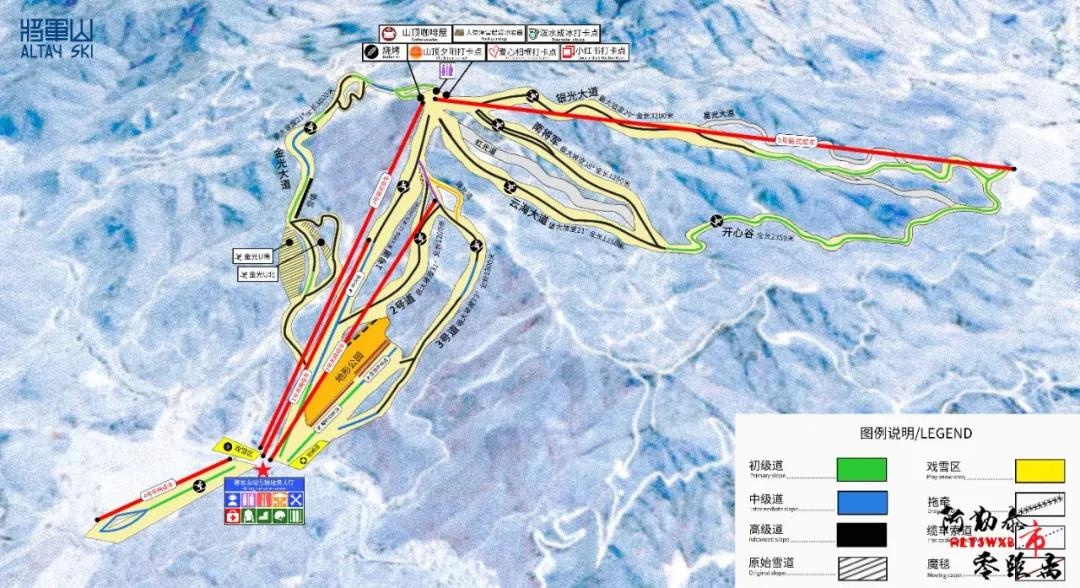 「雪都热点」阿勒泰市将军山滑雪场抢抓"凉"机,开足马力人工造雪