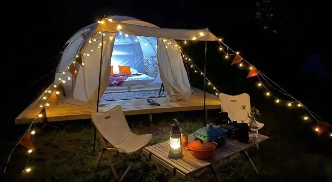 向杨露营社区不负早春好食光春日烧烤套餐应时推出轻奢天幕帐篷烧无