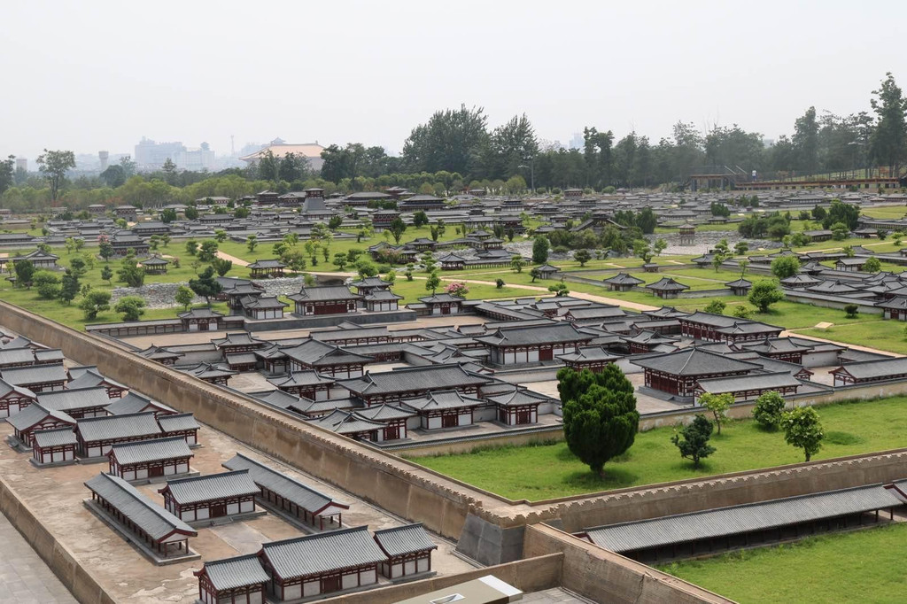 大明宫全景图图片