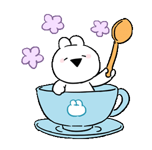 超级可爱的夸张兔表情包