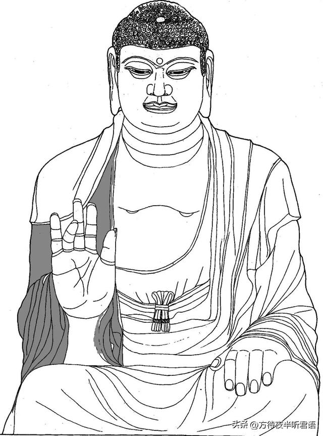 山西寺院壁画中的佛衣样式