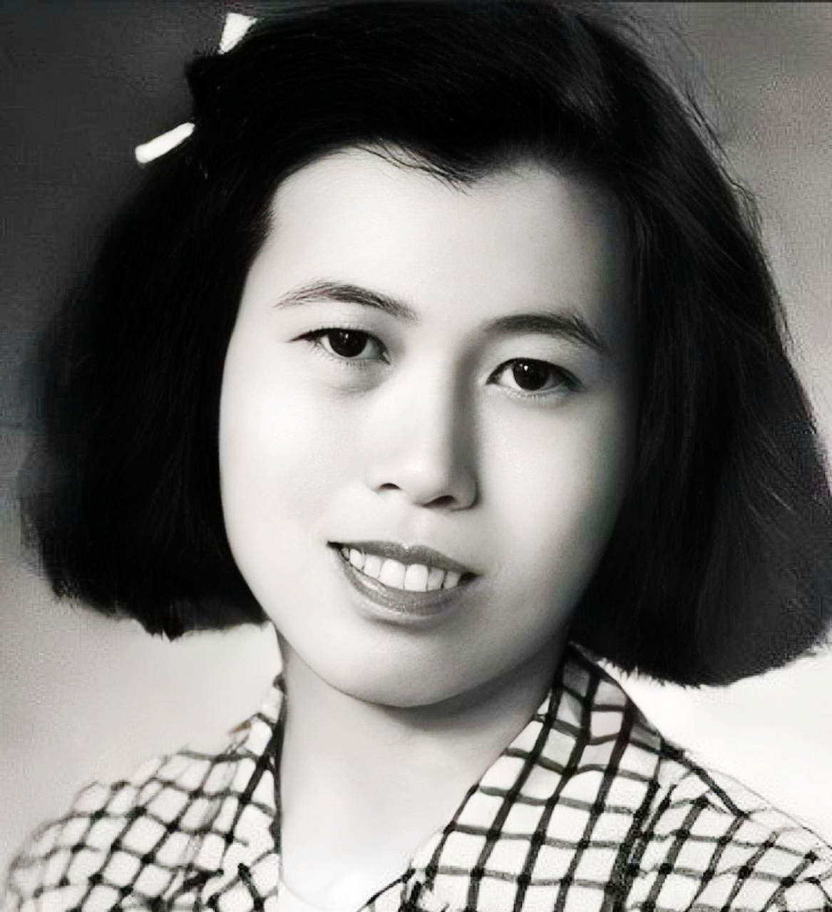 80年代山东美女黑白照片
