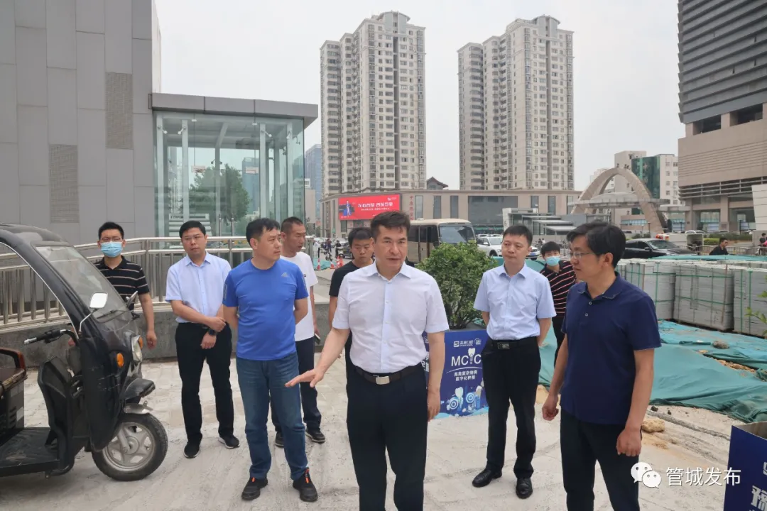 管城区委书记虎强实地督导调研安全生产工作