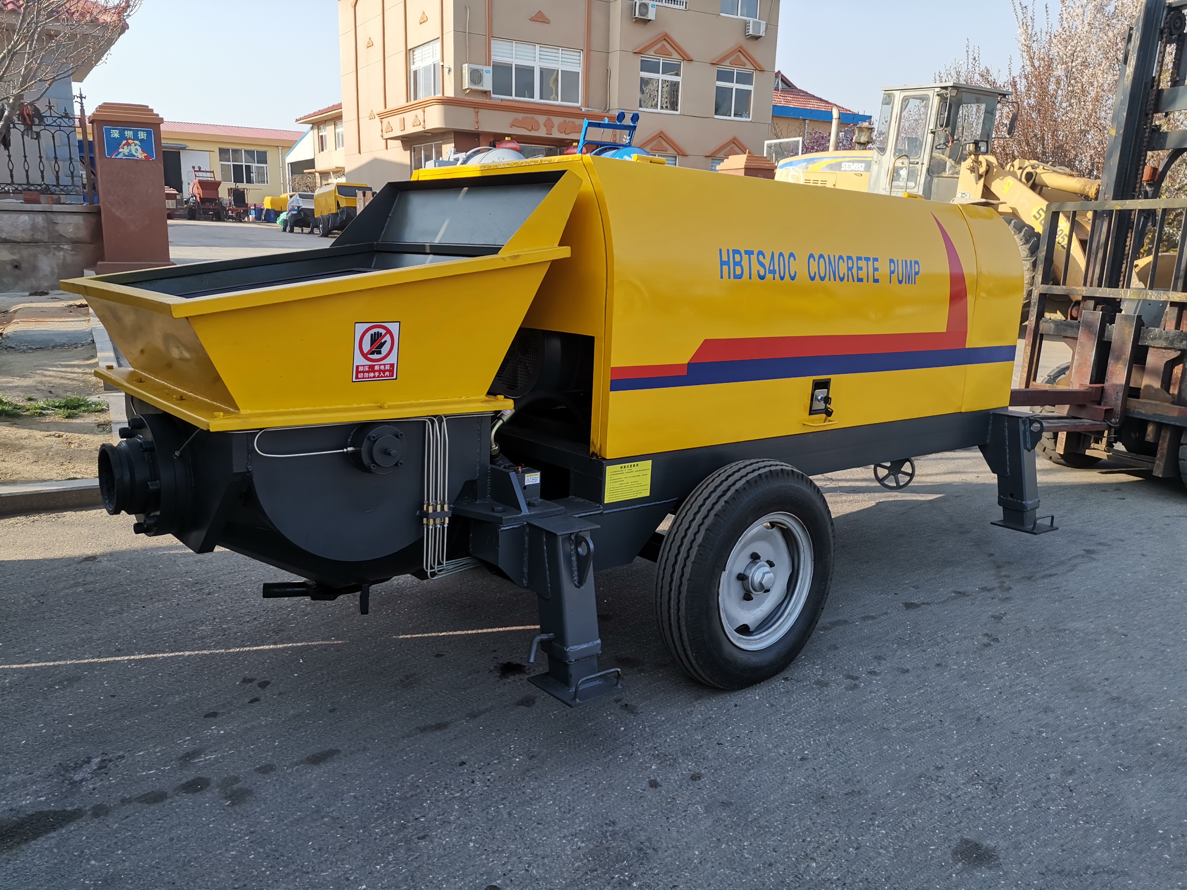 新赛机械40细石混凝土泵:春暖花开,为你而来