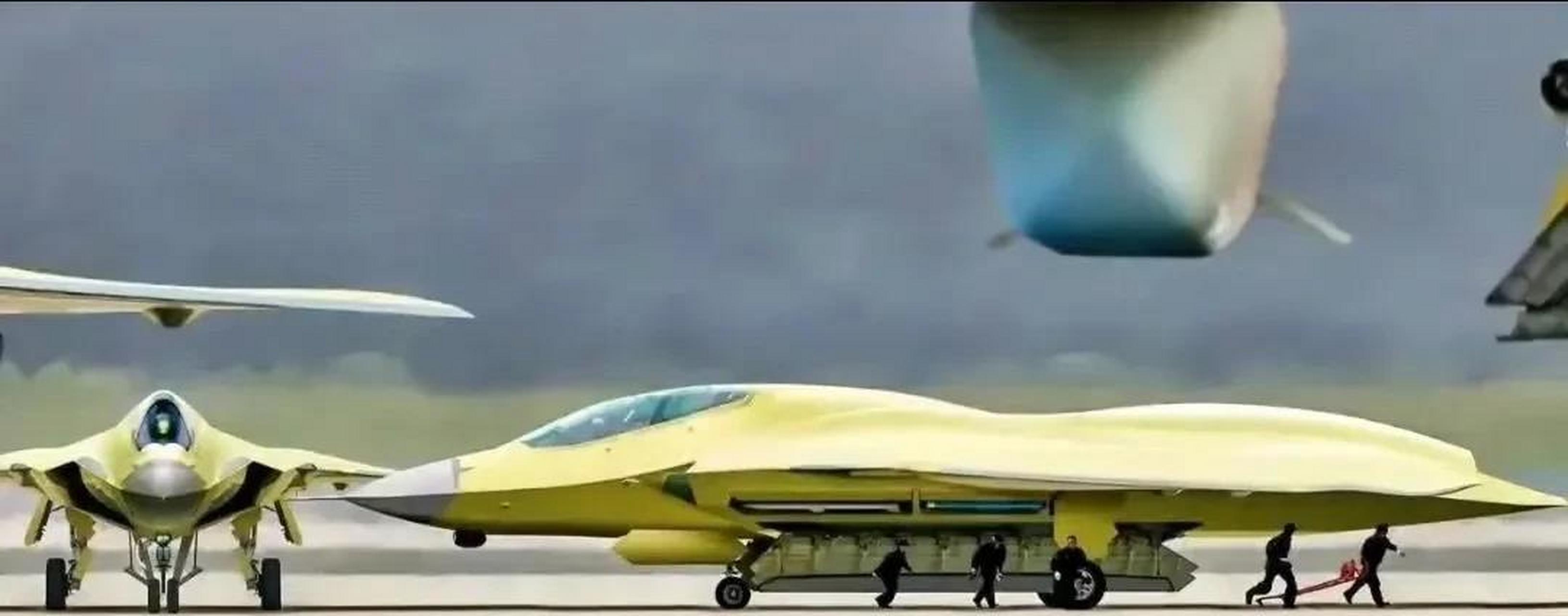 官媒曝光了中国最先进战机歼40图片,采用最先进的隐形技术和数字化