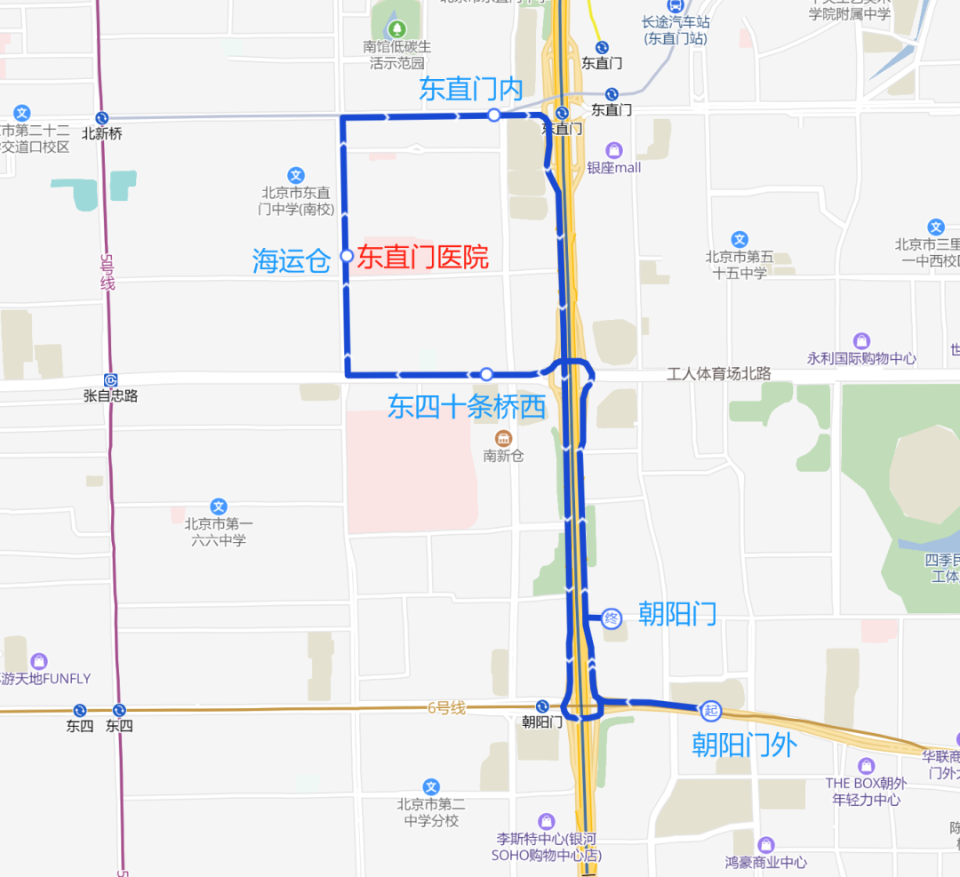 北京試點開通6條通醫公交專線路線圖公佈