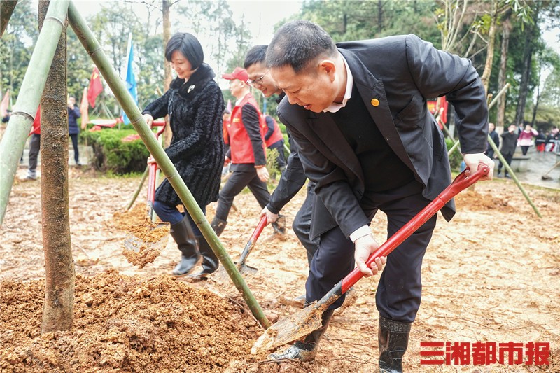 传承红色精神,种下绿色希望!高岭集团党群共建"希望之林"