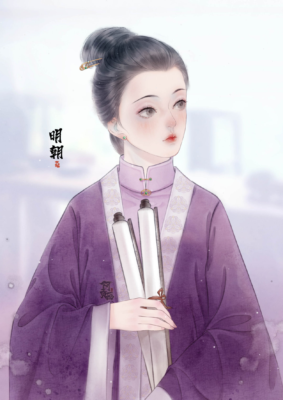 每日古风画师推荐:无敌阿贡