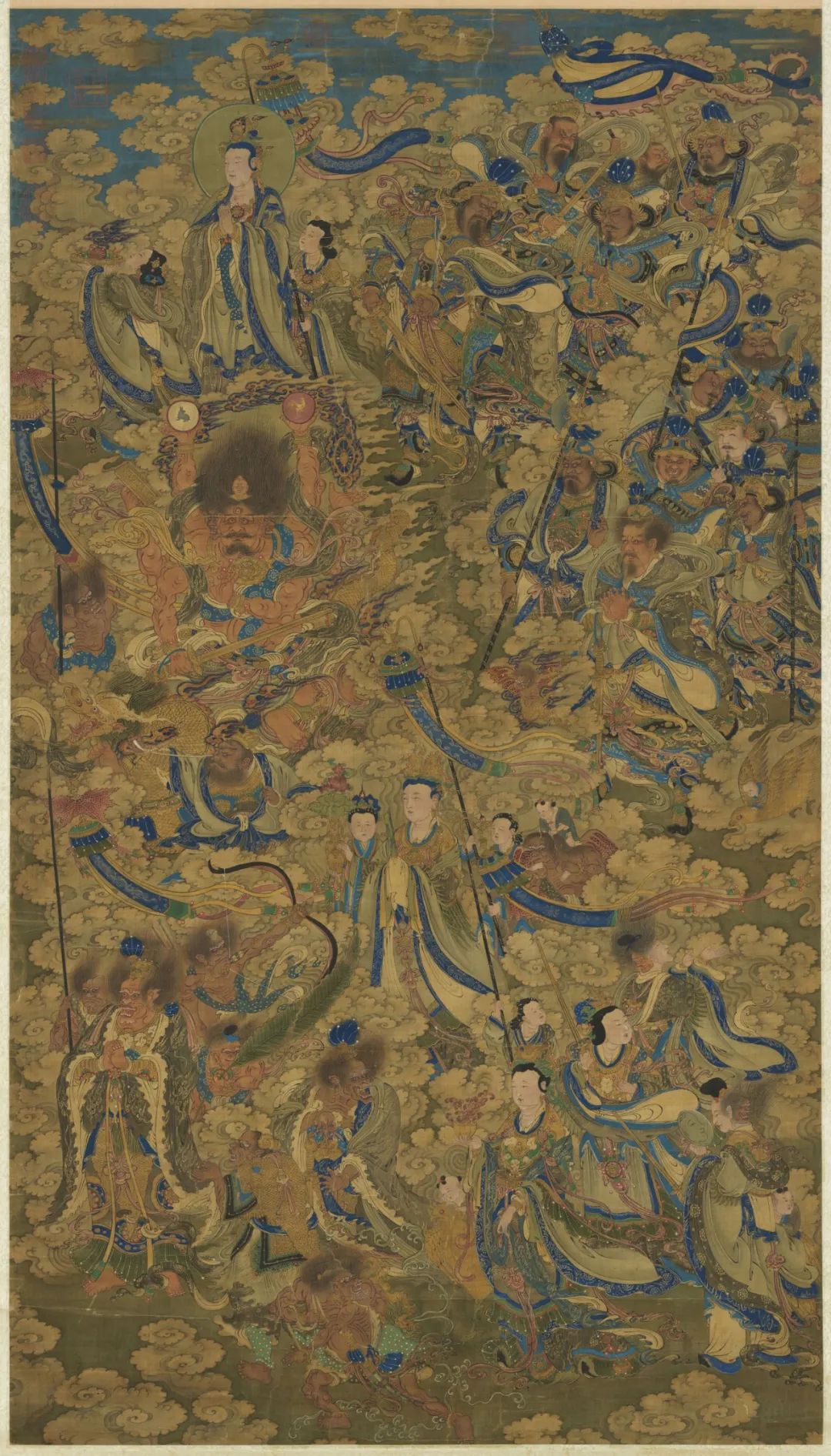 明代宫廷水陆画《罗刹众图》