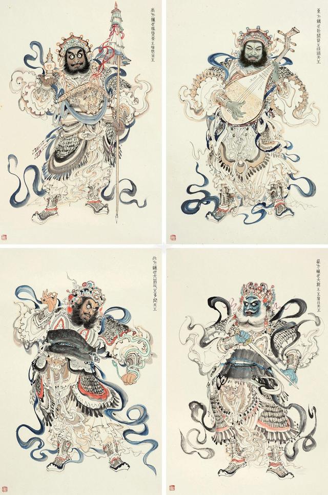 四大天王壁纸佛教图片