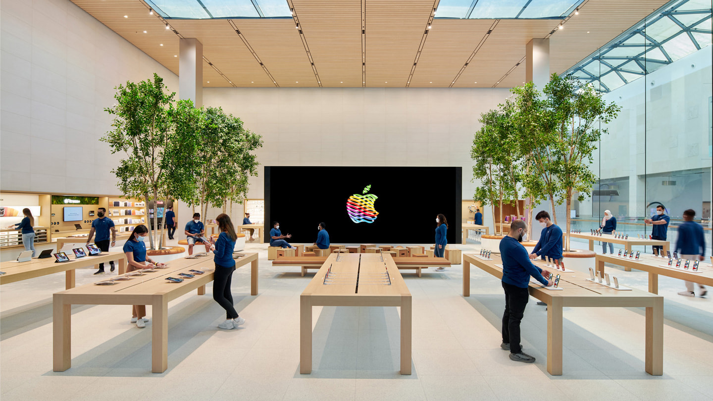 蘋果yas mall apple store零售店現已在阿布扎比開幕