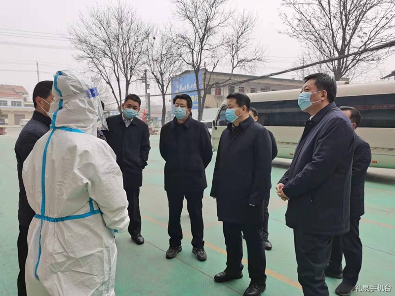 郭柱国来礼泉县调研疫情防控工作