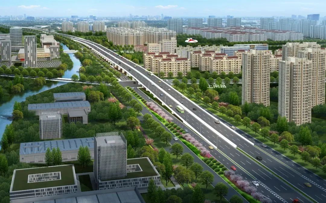 杨高路改建工程今年底将全面竣工通车