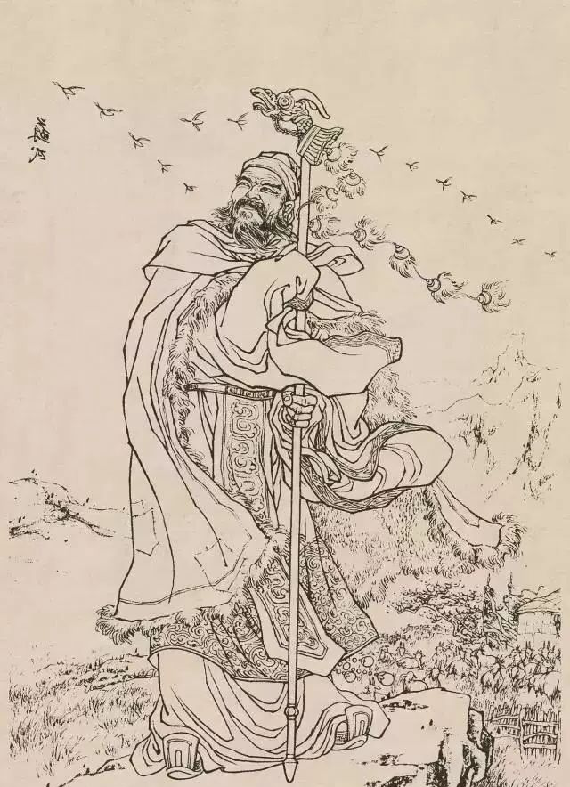 工笔白描描绘古代人物,众多精彩图集!