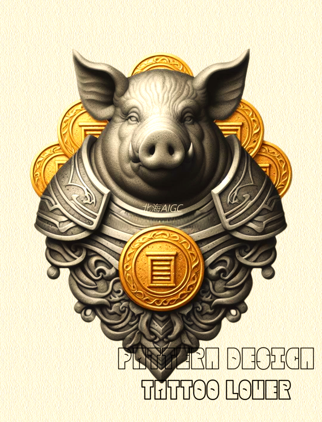 生肖猪纹身的多重寓意与风格推荐