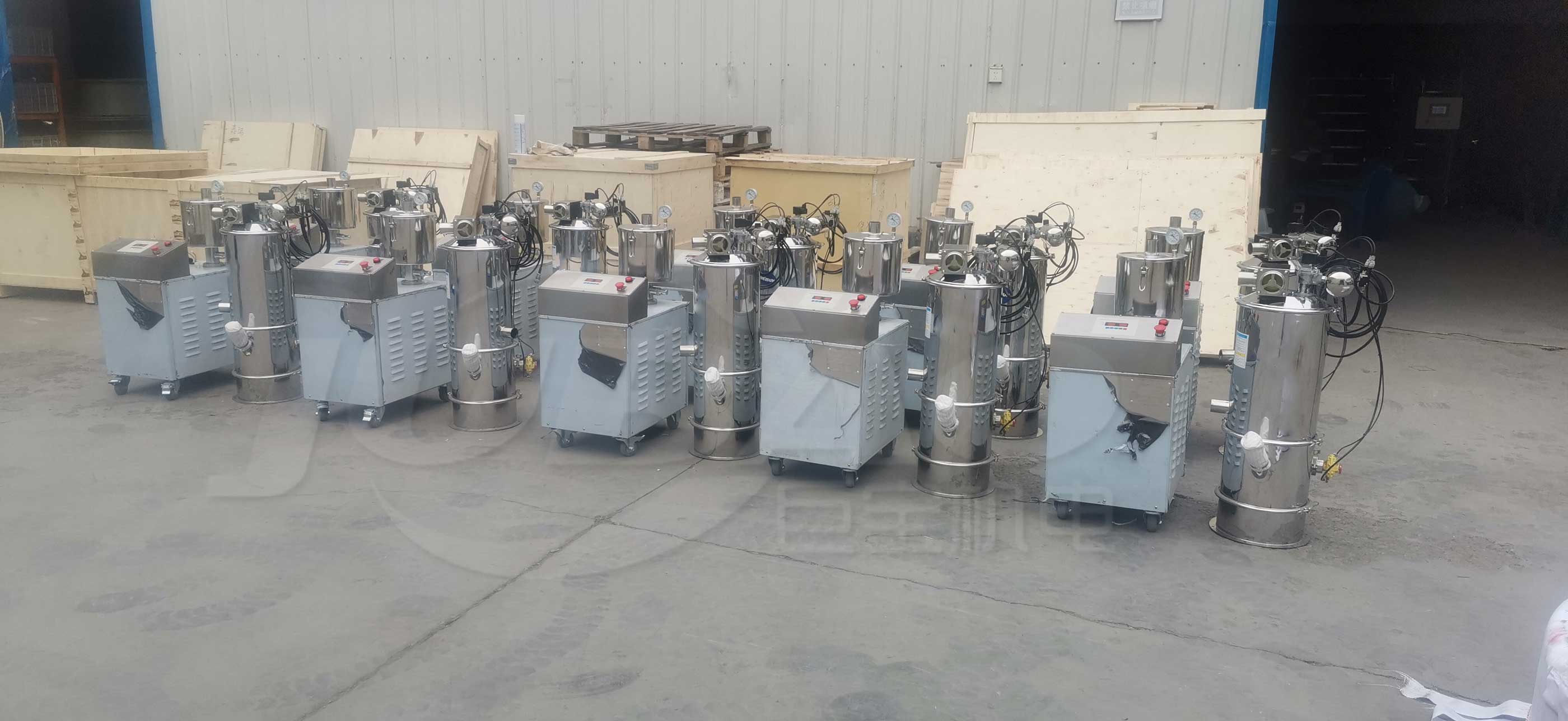 9台电动zks-3真空上料机经青岛港