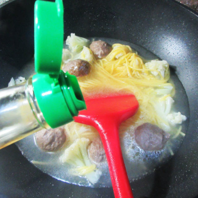 牛肉丸花菜玉米面条,健康美味,营养丰富