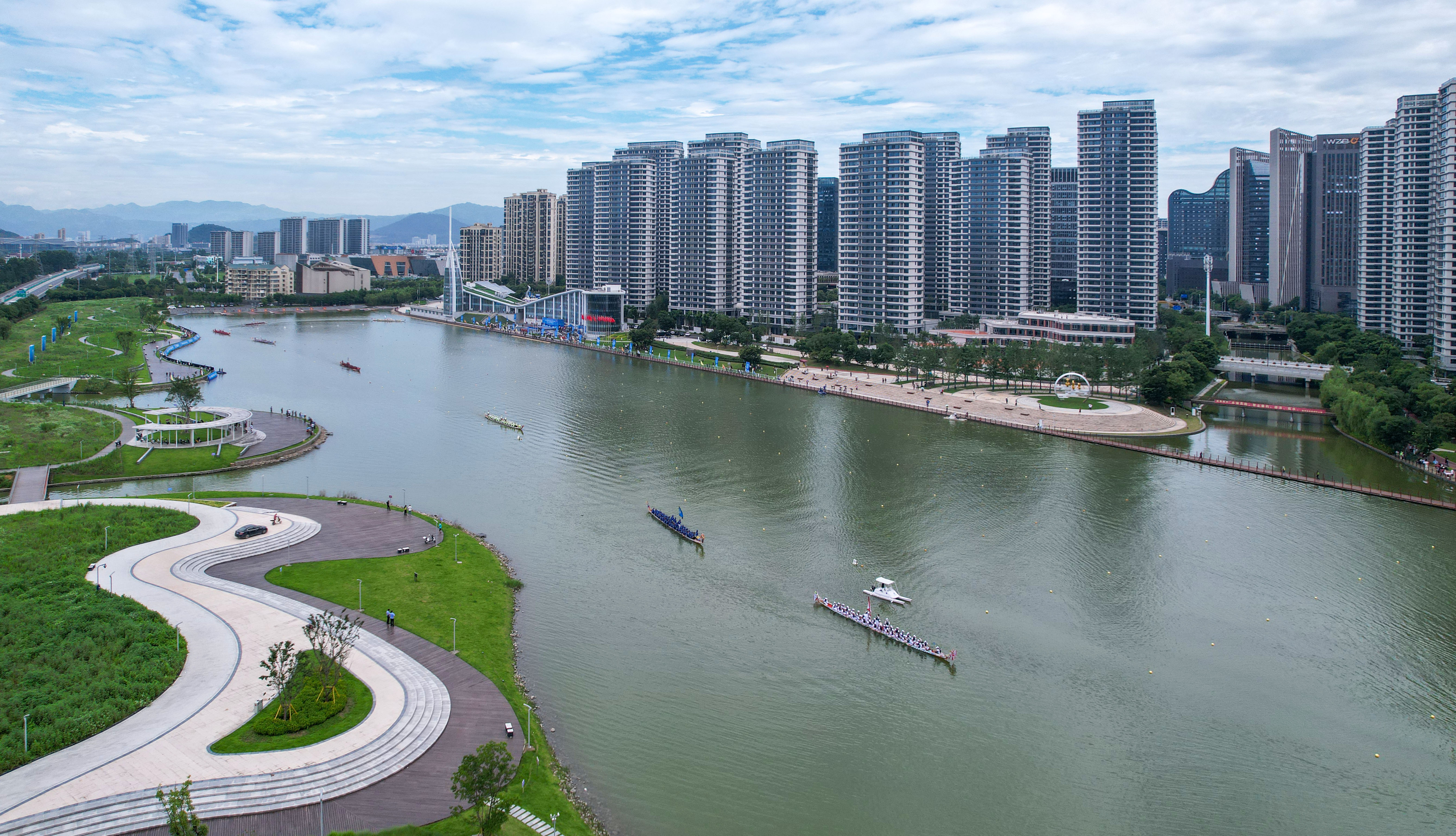 瓯海龙舟基地最新图图片