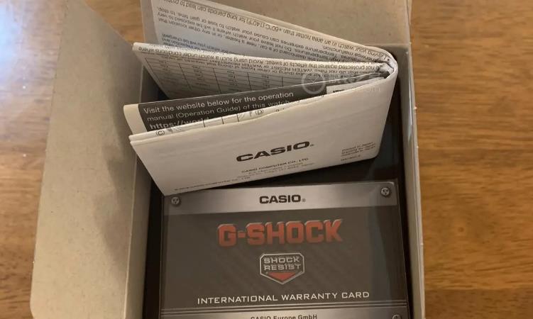 卡西欧保修卡什么样子