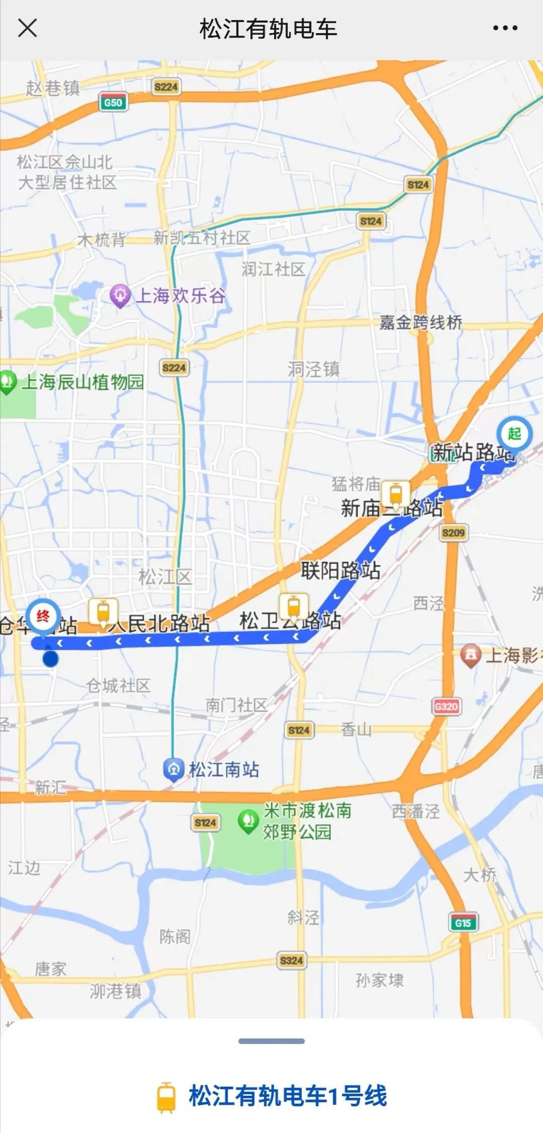 松江有轨电车t5线路图图片