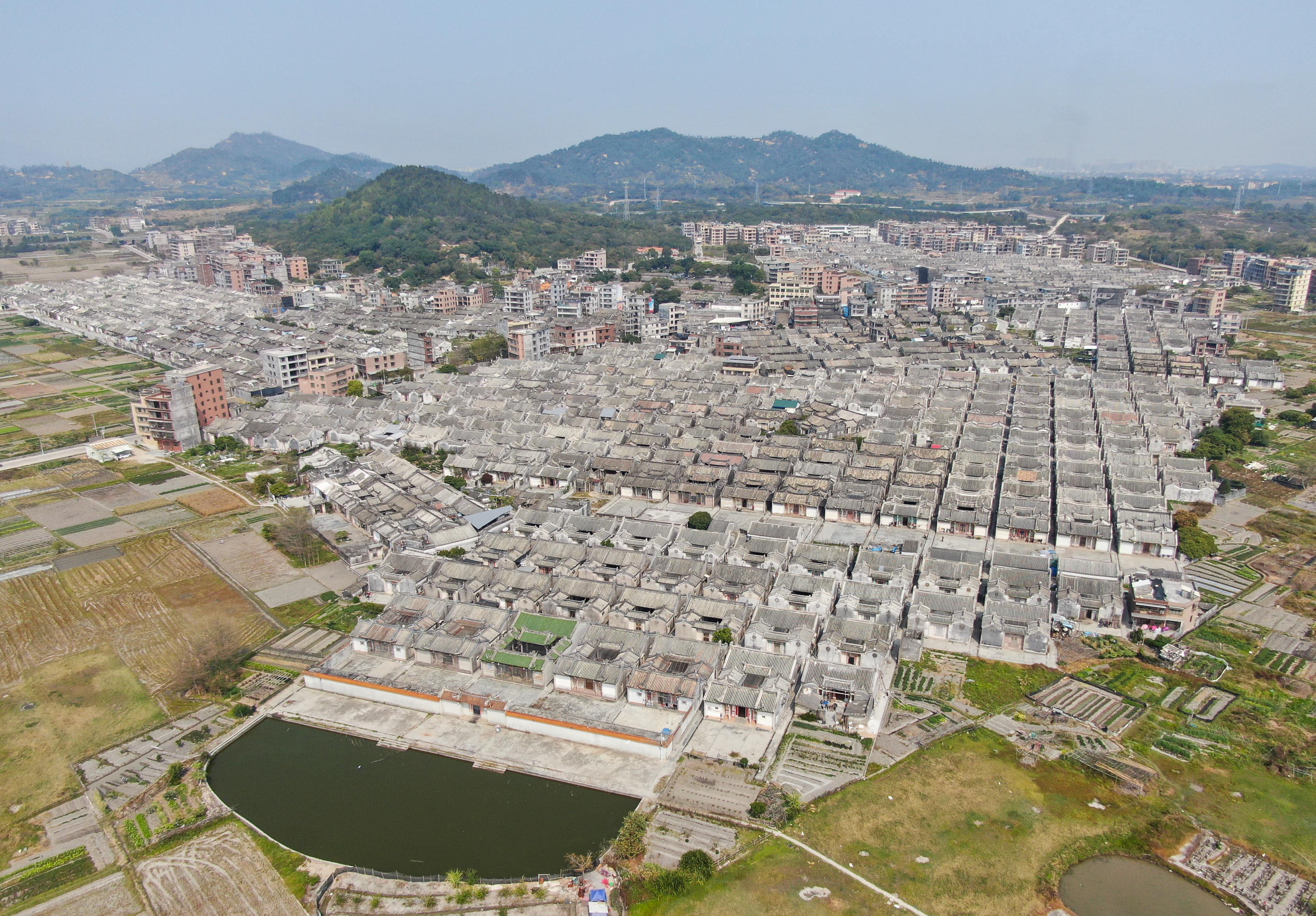 潮汕民居 棋盤古村