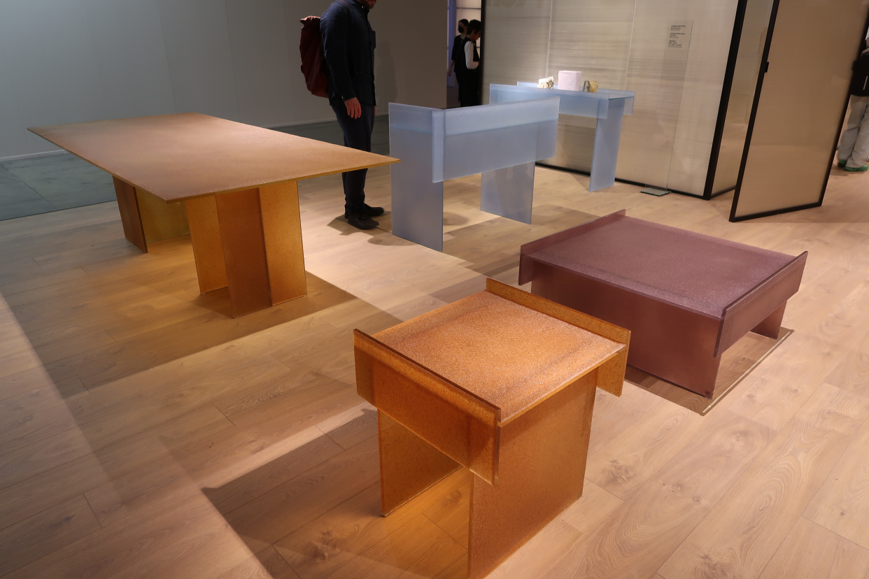 米兰展意大利玻璃家具品牌glas italia展厅实拍2022年