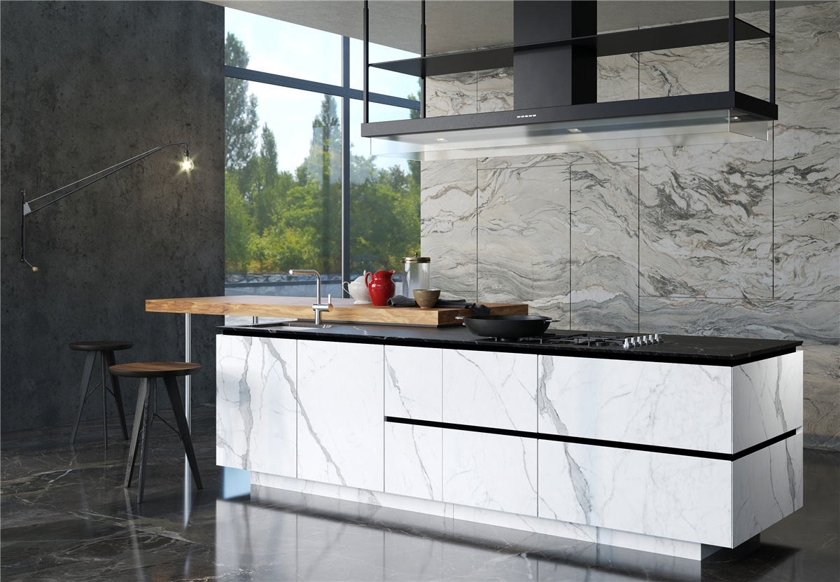 家家都开始用岩板上墙?古仕特瓷砖岩板,不只给你好看