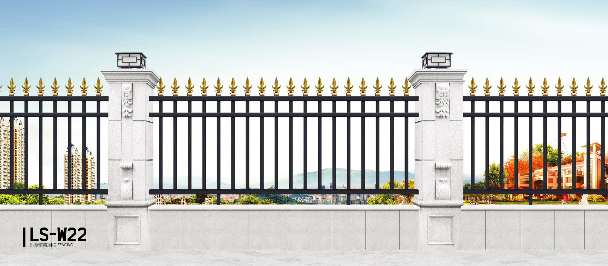 铝艺护栏 铝艺大门 铝艺门图片