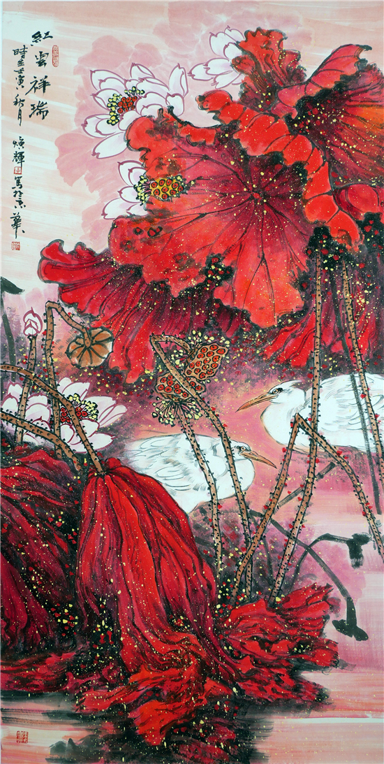 红韵墨章——李焕辉中国画作品展,于千祝文化网美术馆(北京)开幕