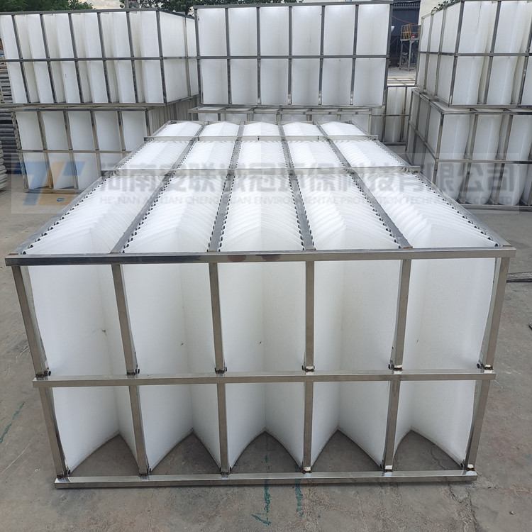 泥水分离侧向流a型斜板填料(侧向流倒v型斜板填料)