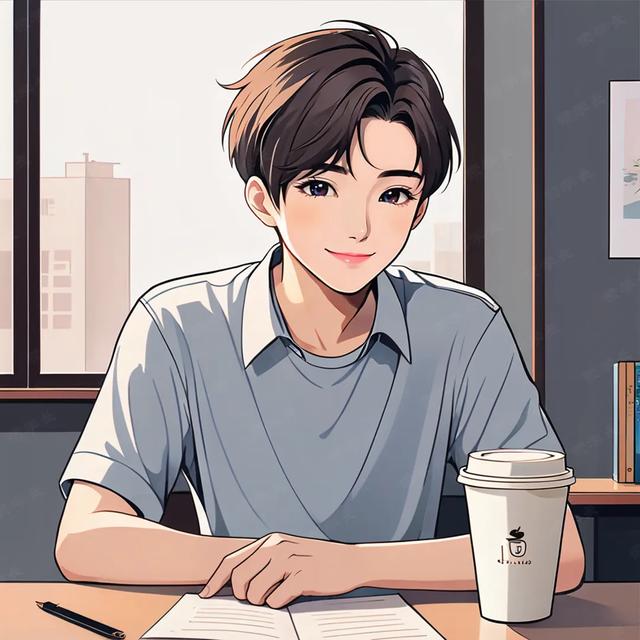 男生头像|阳光男孩卡通手绘头像