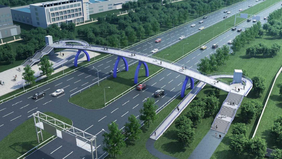 【交通】沪首批14座天桥无障碍化改造工程启动!来看效果图