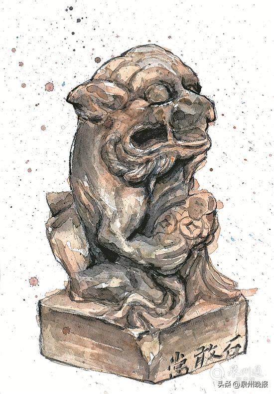 泉州"狮"话丨让石敢当"萌态"永驻 高校教师走遍古城大街小巷画下数十