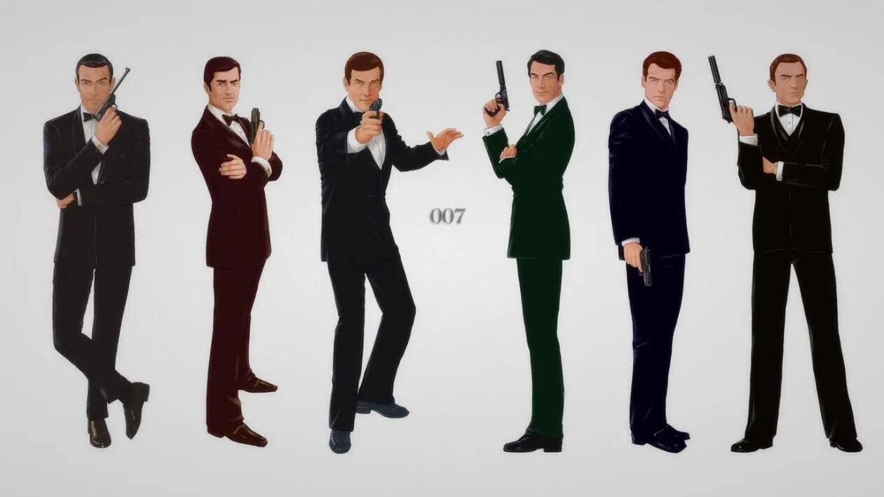 007历任演员表,6位007,你喜欢哪个?