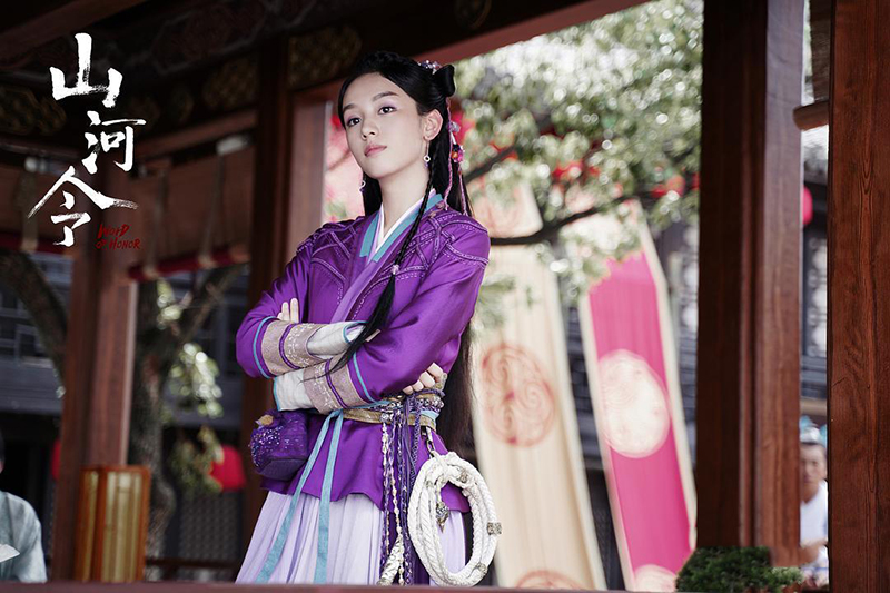 《山河令》中有七大美女,俏罗汉美如其名,无心紫煞是北影校花