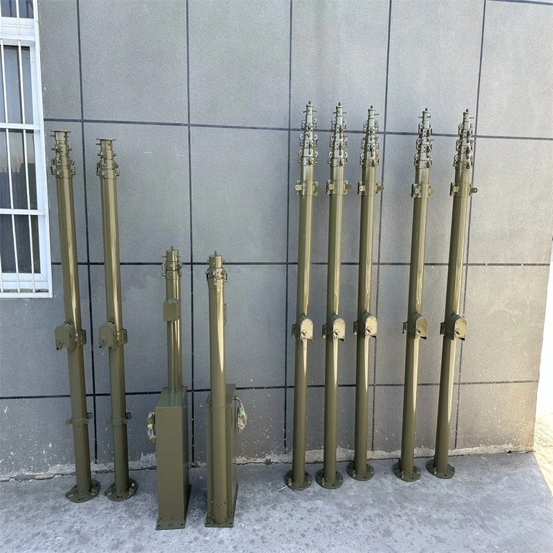 13米玻璃钢避雷针 库房接闪杆塔 gh-1独立接闪杆塔