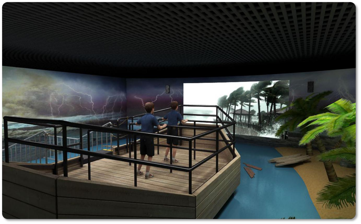 台风体验馆,台风体验屋,台风科普馆,台风地震安全体验馆