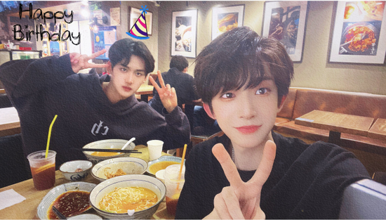 周柯宇为刘宇庆生:和你成为队友的每一天都很开心